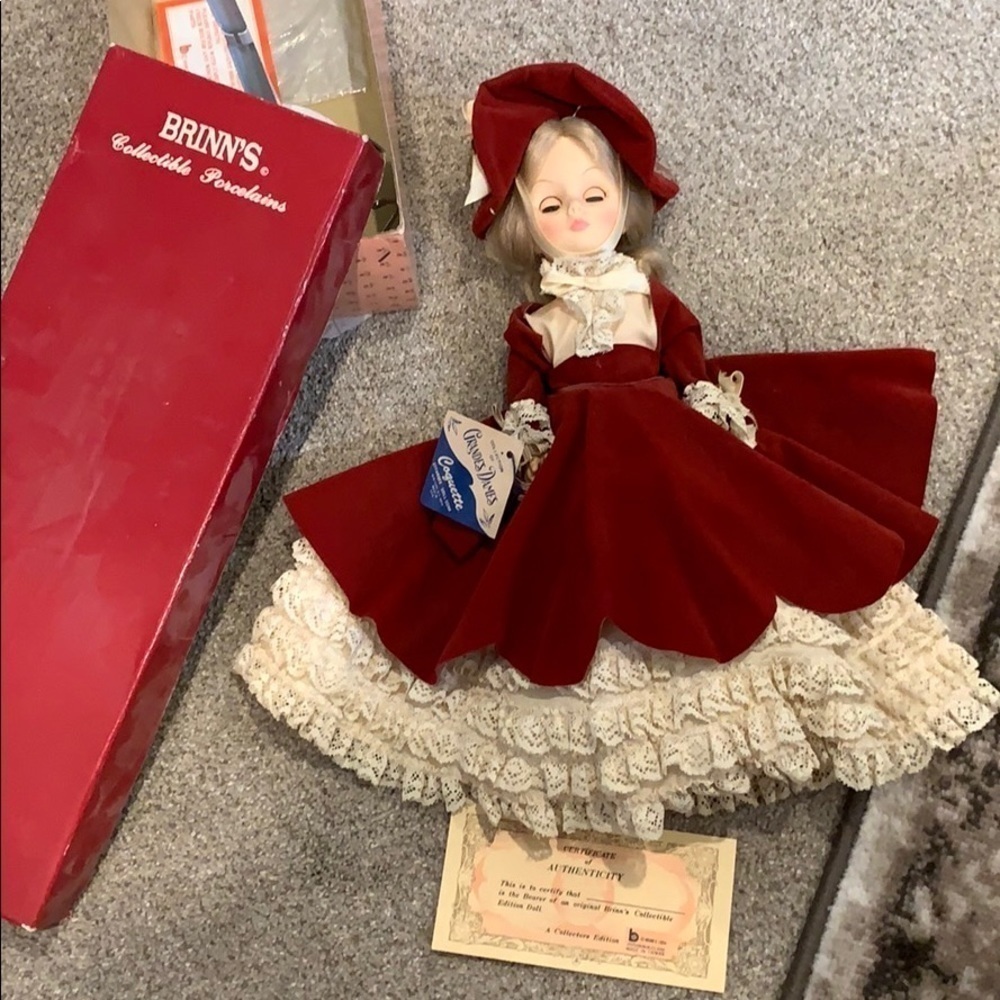 Brinns collectable porcelain doll 1990 effanbee